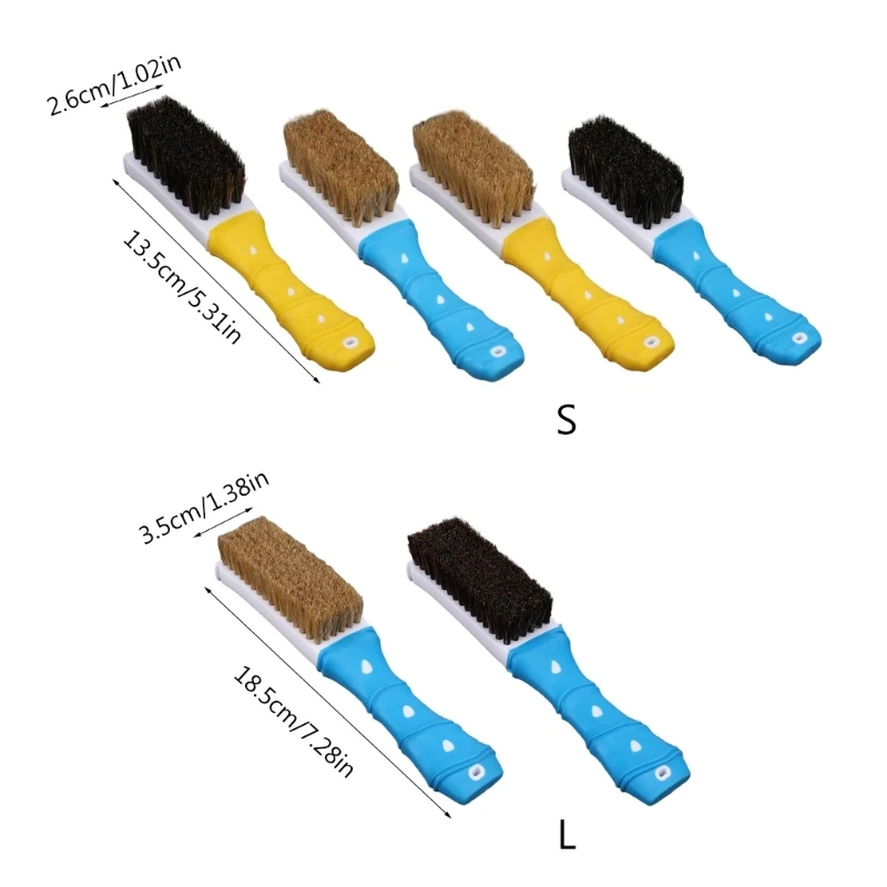 Cleaning Tool Boar Hair Bouldering Brush Climbing High Quality Bristles Camping Brush Cleaner Tools with Silicone Handle