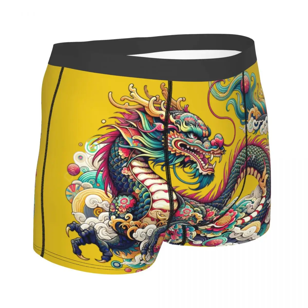 Chinese Dragon Mencosy Boxer Briefs Underpants Highly Breathable Top Quality Gift Idea