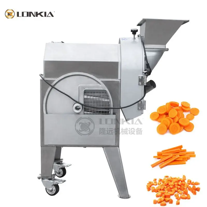 LONKIA High Quality Ginger Potato  Processing Plant Ginger Slicing  Cutting Machine Industrial Ginger Slicer Machine