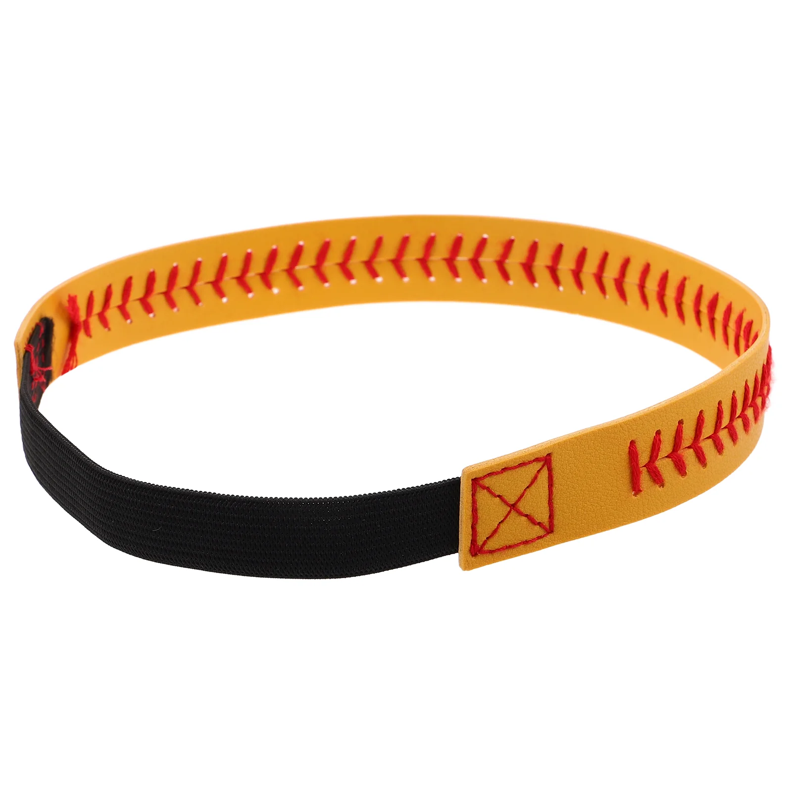 

Baseball Pattern Headband Athletic Hairband Sports Softball Headbands for Boys Ties Elastic Handmade Miss