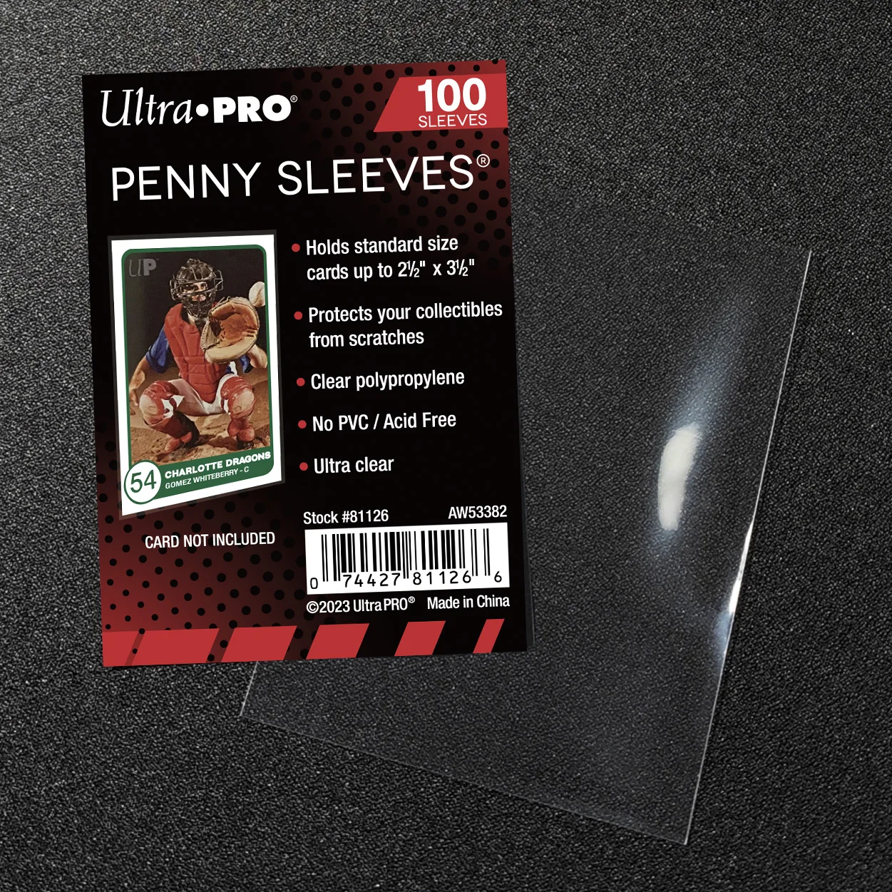 35PT Ultra Pro 100 Pcs 2-1/2 X 3-1/2 Penny Sleeves Ultra Clear Viewing Ideal Sleeves For Sports Cards PKM/Magical Trading Cards