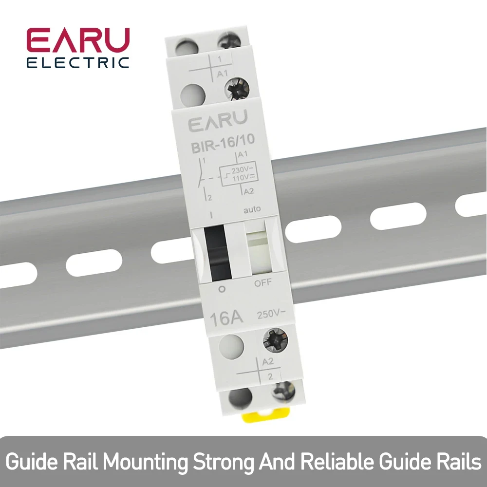 Relé de impulso de doble voltaje para el hogar, Control de pulso eléctrico, relé de Control automático para circuito de iluminación, 16A, AC230V, DC110V, 24V