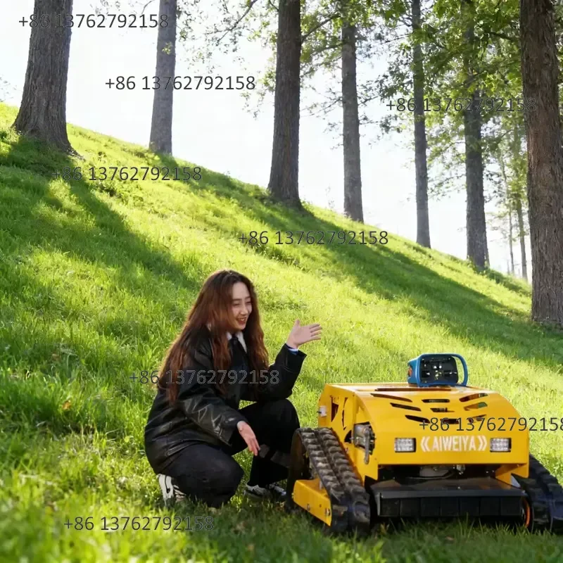 【2026】 Remote Control Crawler Mower All-Terrain High Agricultural Slope Weeding Crusher Factory-direct Full Series