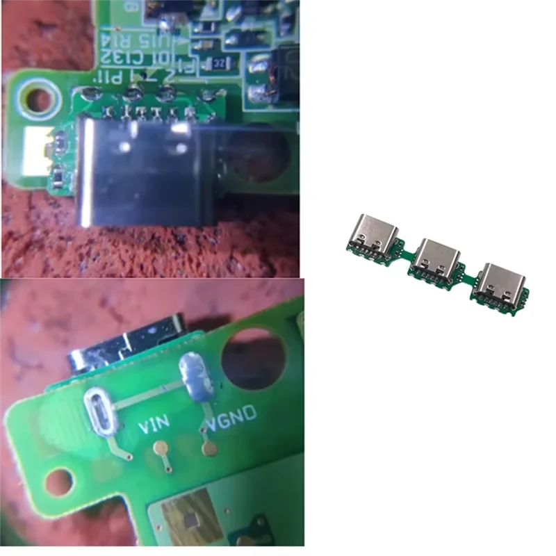 ABSQ-استبدال منفذ شحن USB-C لنينتندو Ndsi Ndsi XL LL-تحويل إلى مقبس شحن USB من النوع C Mod