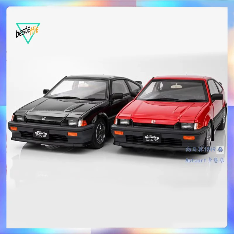 Autoart Car Model 1/18 Honda Crx Si Simulation Alloy Cars Model Limited Edition Cars Model Room Display Boy Collection Gift