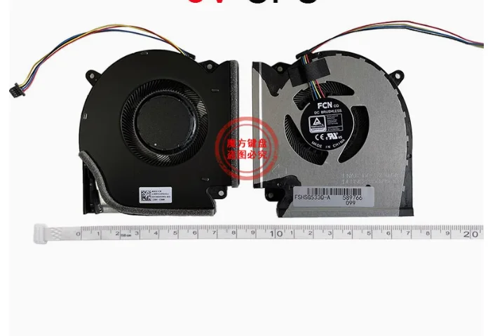 LAPTOP CPU GPU Cooling Fan For ASUS ROG Strix G513 G513QR G713 G713QR 5V 12V G713 RS G533QR G733QS Notebook Radiator