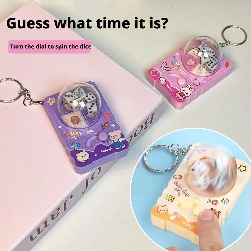Tragbarer Fidget-Würfel-Schlüsselanhänger, Stressabbau-Spielzeug, Einzigartiges Geschenk, Würfel-Spiel zur Stresslinderung, Entscheidungshilfe, Neuartiges Geschenk für Sie und Ihn – Detail 8