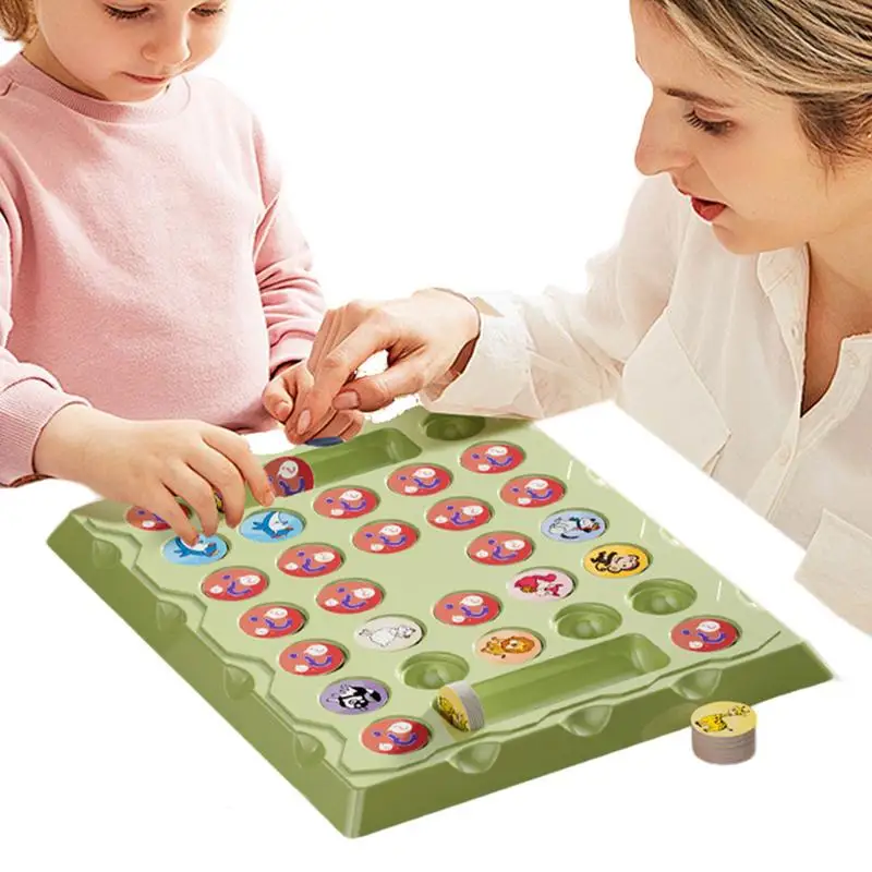 Matching Chess Board Reverse Chess Toy Two Player Interactive Toys For Kids And Adults Puzzle Game For Child-Parent Interaction