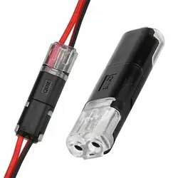 2Pin Fast Plug Wire Connector Docking With Locking Buckle Waterproof Wire Connector Small Wiring Connector Electrical