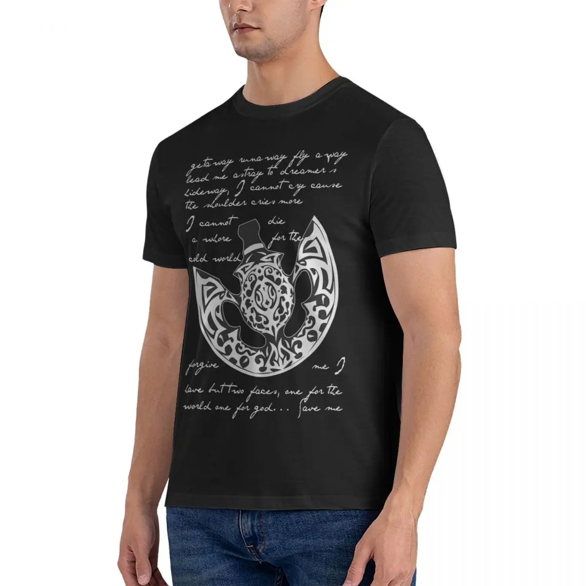 Casual The Poet And The Pendulum T-Shirt Men Crewneck 100% Cotton T Shirts Nightwish Short Sleeve Tees Gift Idea Clothing