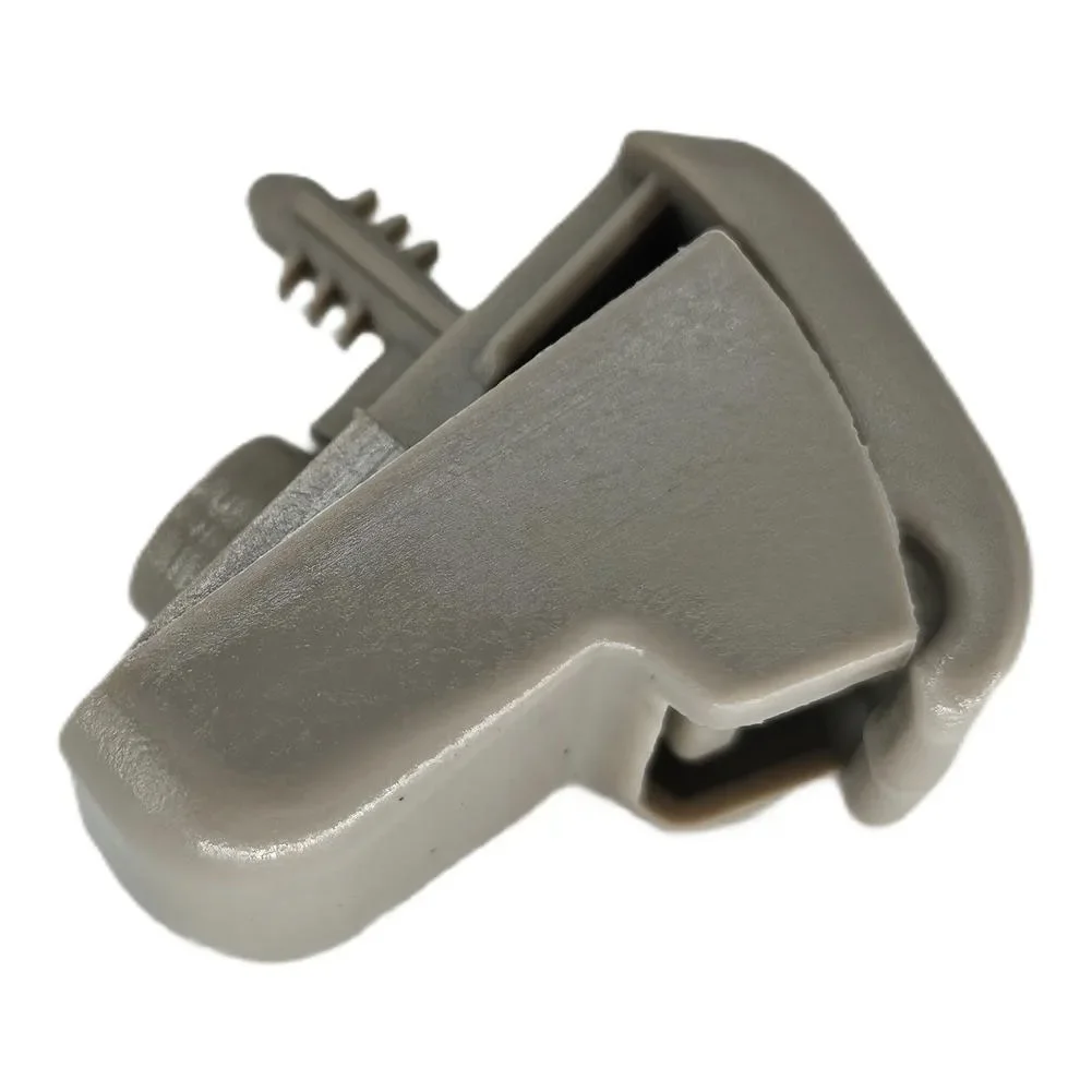 Gray Car Sun Visor Clip Holder Mount Hook Bracket Hanger Sunshade Hook 735344980 For Fiat For Alfa Romeo 147