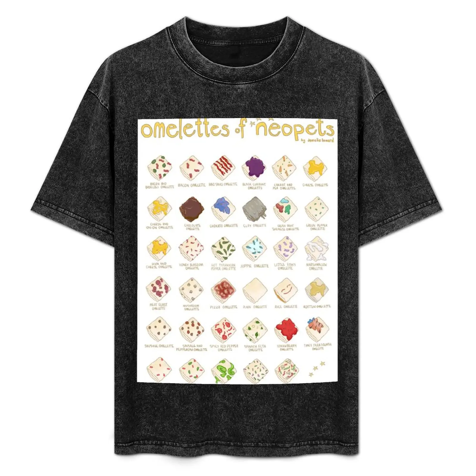 

Neopets Omelette Poster T-Shirt Plus Size Comfort Fit Tee