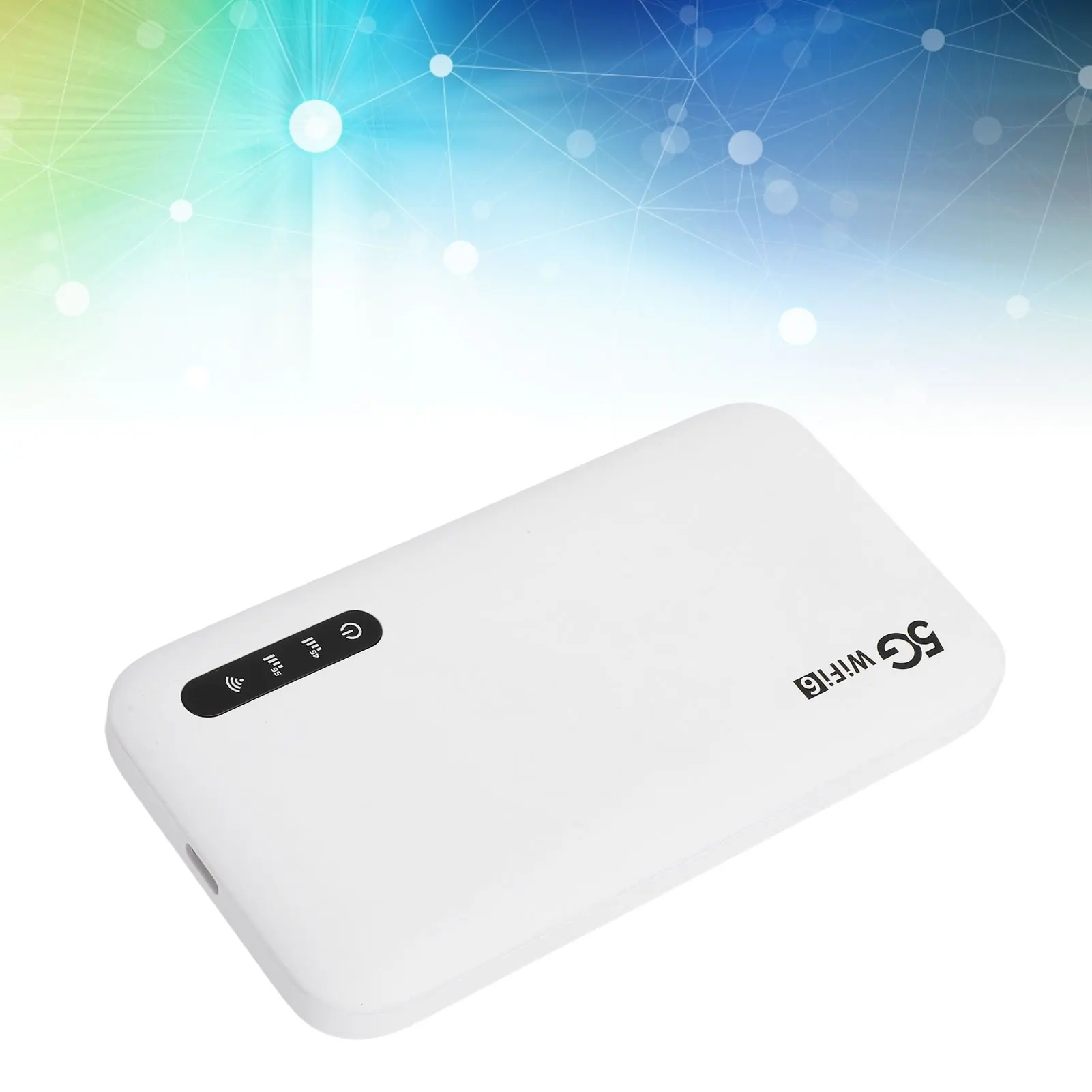 

5G WiFi 6 Mobile Hotspot Router 6100mAh Portable SIM Card Travel Hotspot Support 16 Devices High Speed for Phone Tablet