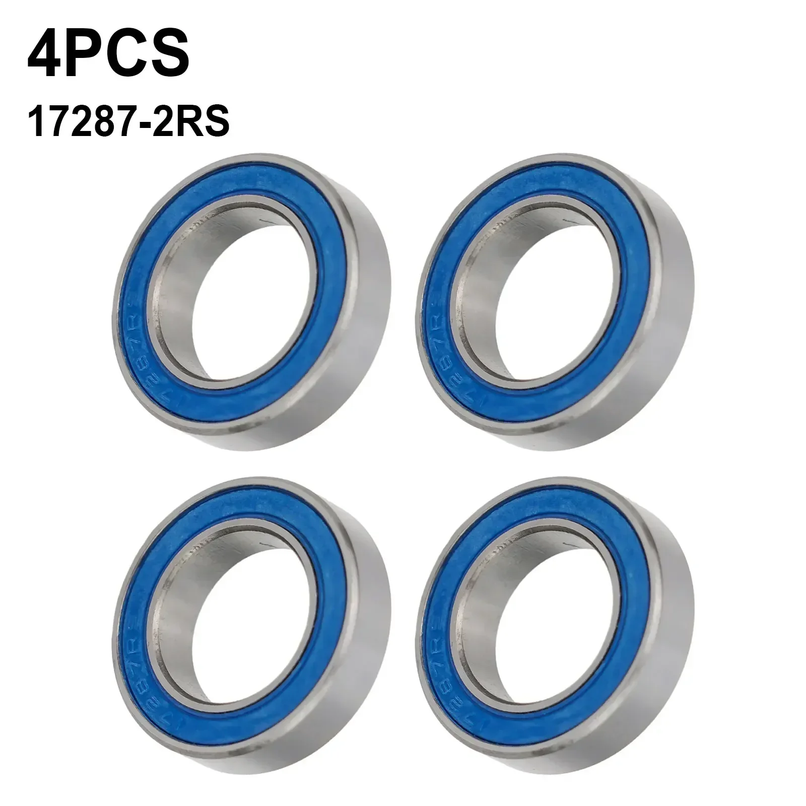 1/4PCS Cycling Acesssories Bicicleta Accesorios 17X28X7 17287 2RS 17X28X7mm Blue Rubber Seals Bearing Model Bearing