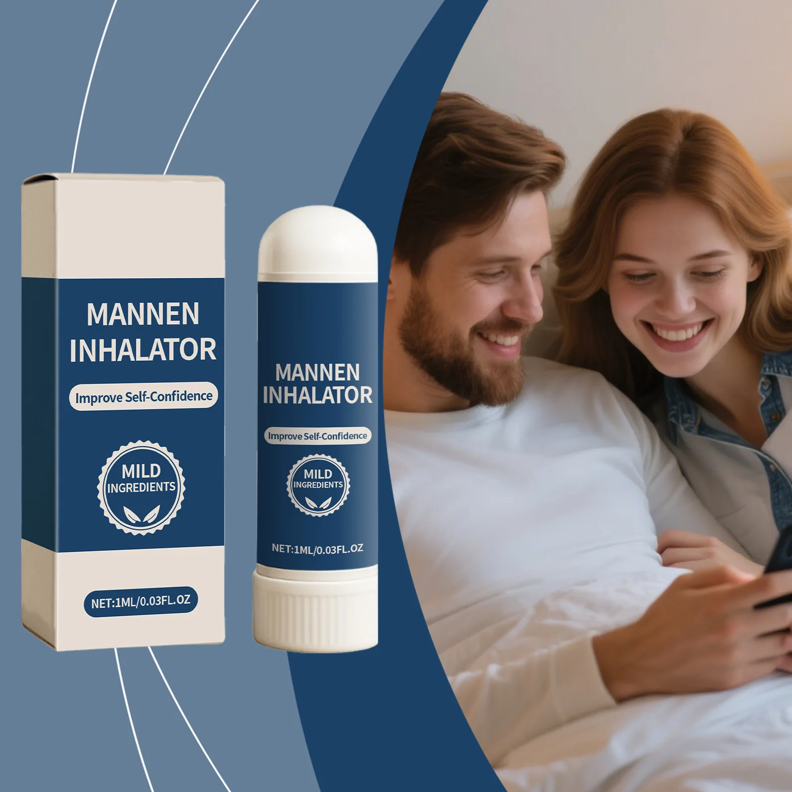 

Men's Nasal Inhaler Stick Nourishing Cooling Comfortable Body Care Nasal Stick