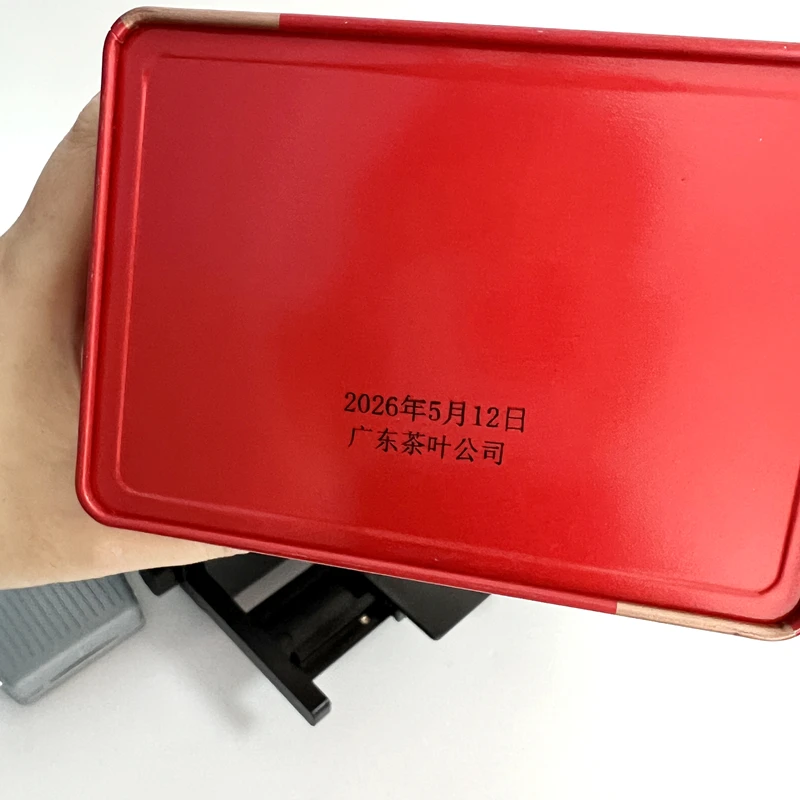 12.7mm Static Inkjet Printer Intelligent Non-handheld Therma Inkjet Printer Barcode Printer Production Date Number QR Code LOGO
