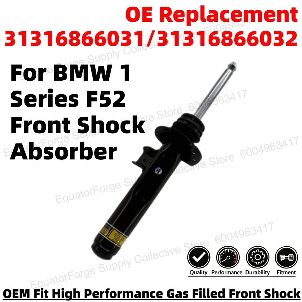 

High Performance Front Shock Absorber for BMW 1 Series F52 Smooth Ride OE Replacement 31316866031/31316866032