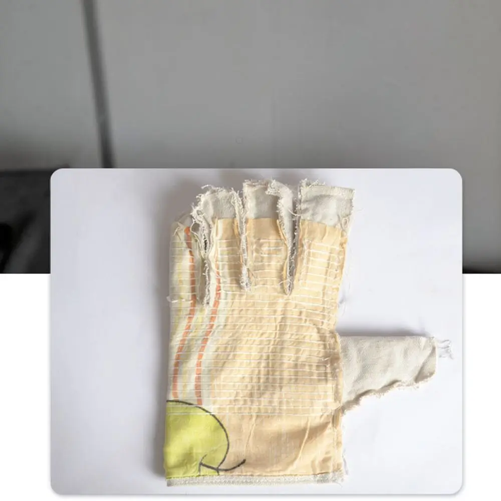 Heavy Duty Canvas Work Gloves Reinforced Thickened Fabric Essential Safety Gear For Metal Fabrication Welding