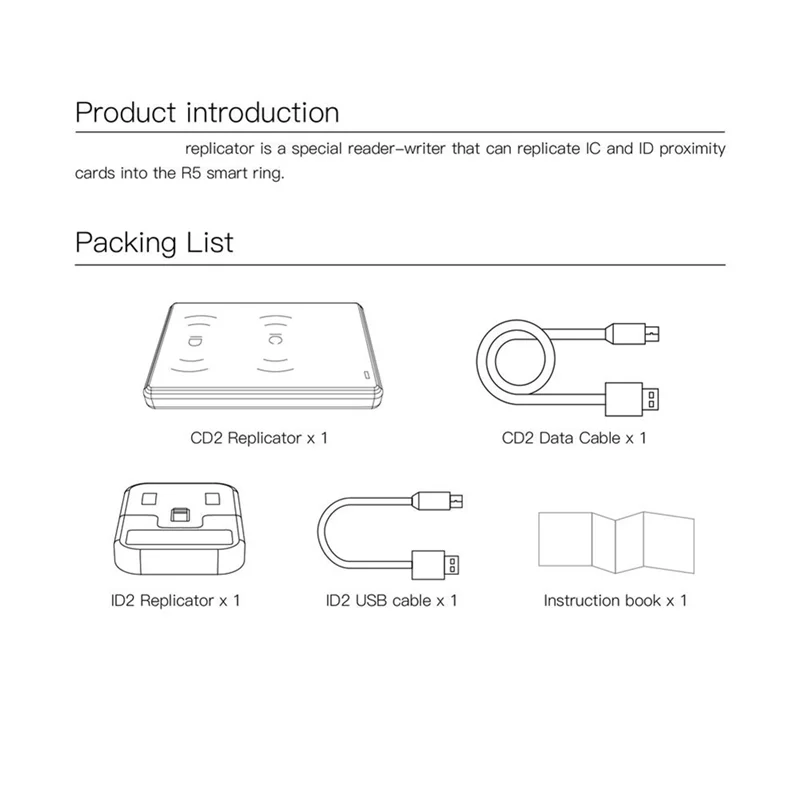 

JAKCOM CDS Replicator CDS RFID Replicator For R5 Smart Ring Copy IC And ID Cards-BTFL