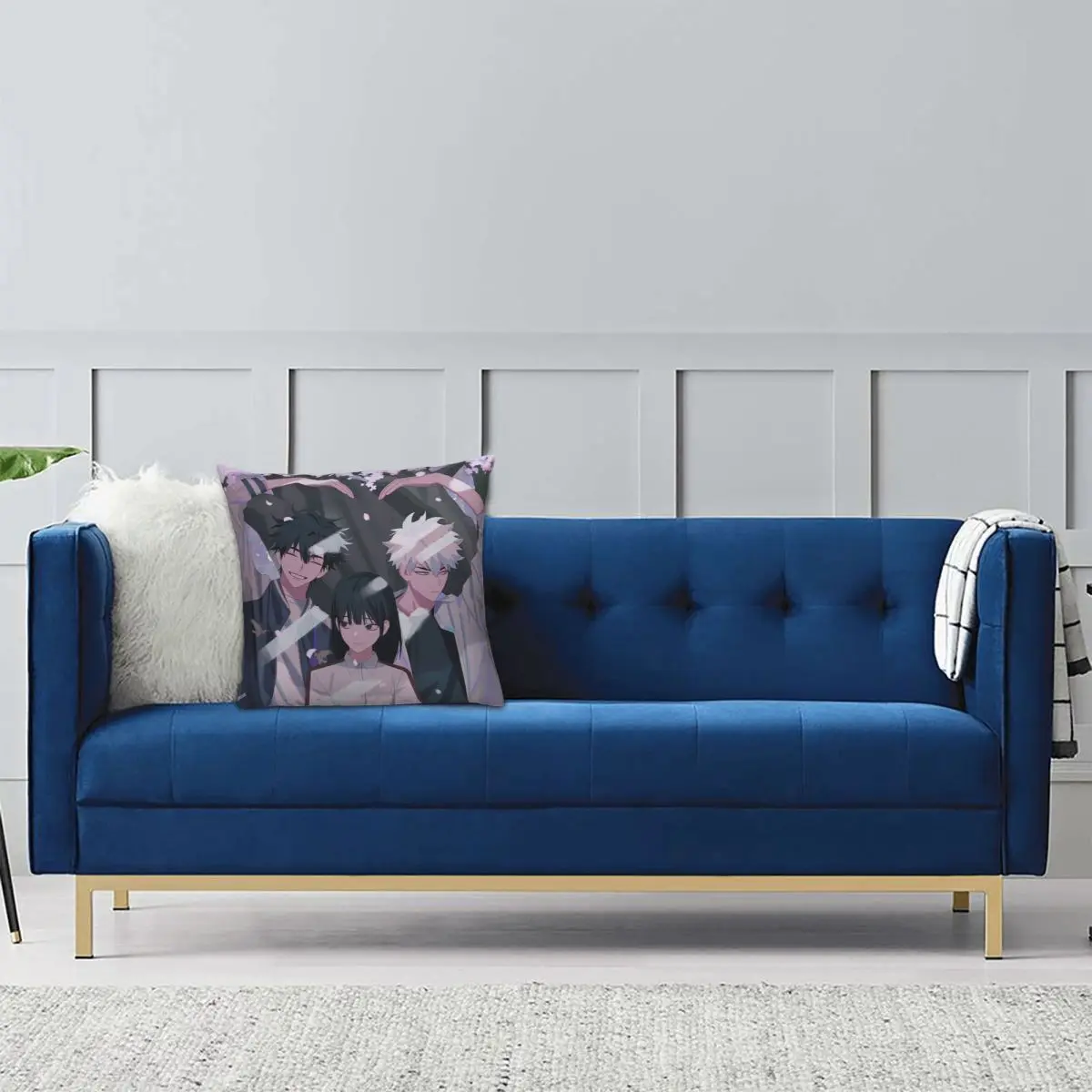 Link Click Anime Square Pillowcase Pillow Cover Cushion Decor Comfort Throw Pillow for Home Sofa