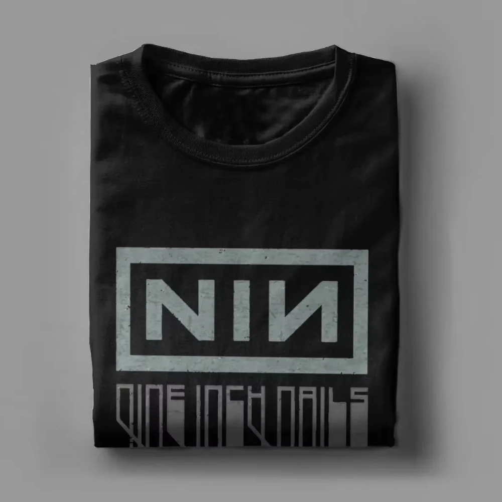 تسعة بوصة الأظافر تسعة الصيف تي شيرت الرجال النساء القطن مضحك تي شيرت مطبوع Crewneck تي شيرت للجنسين قصيرة الأكمام بلايز حجم كبير