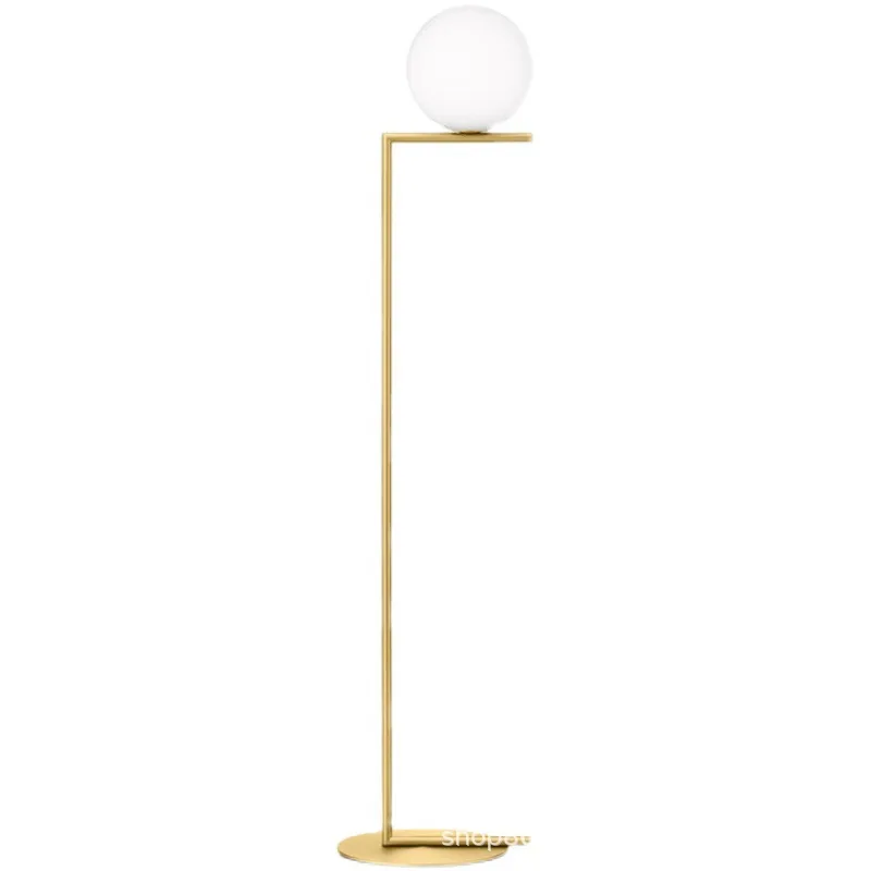 

FLOS Italy IC floor lamp sand gold ball bubble model room bedroom living room sofa simple lamp