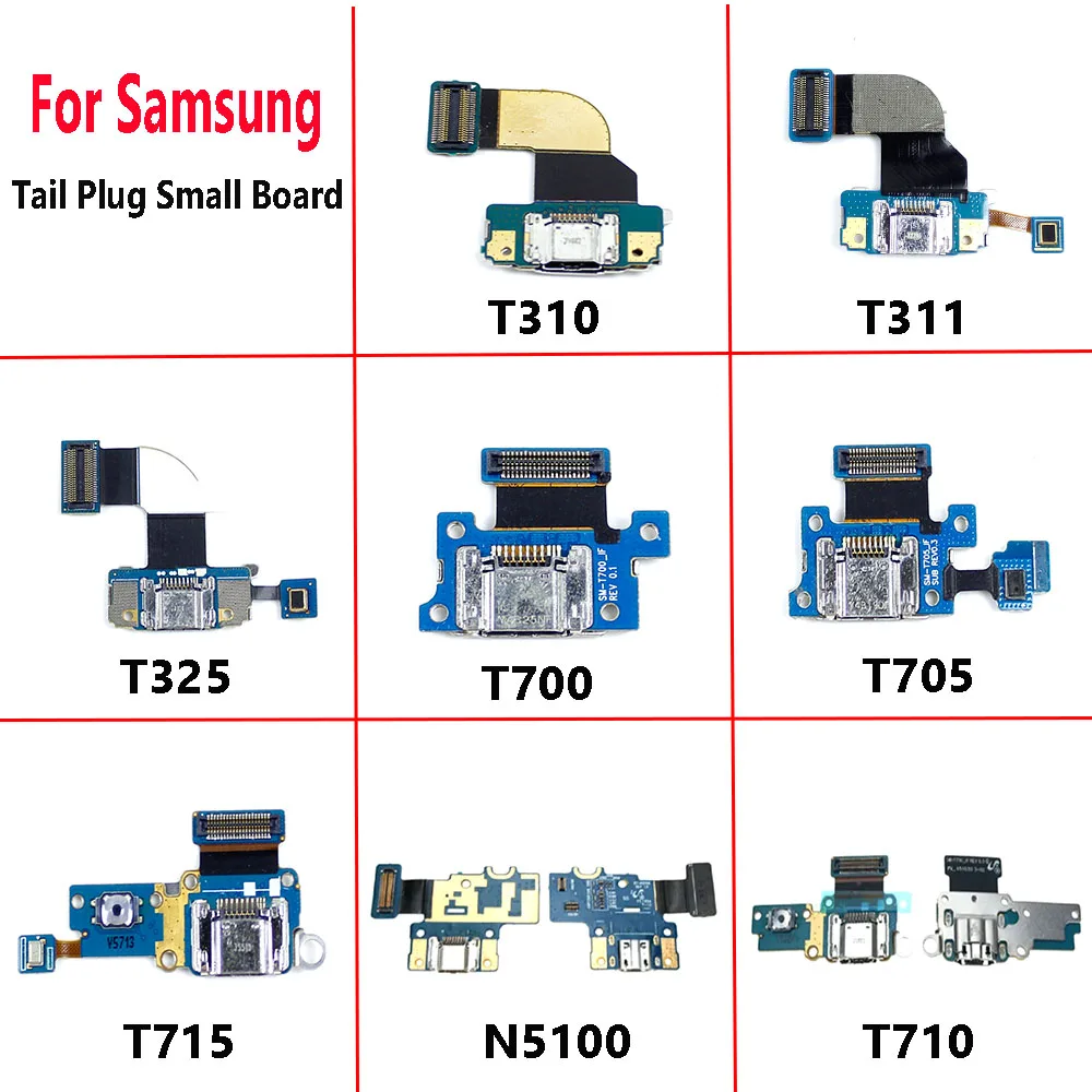 1PC For Samsung T310/T311/T325/T700/T705/T710/T715/N5100 USB interface charging cable For Samsung Tail Plug Small Board