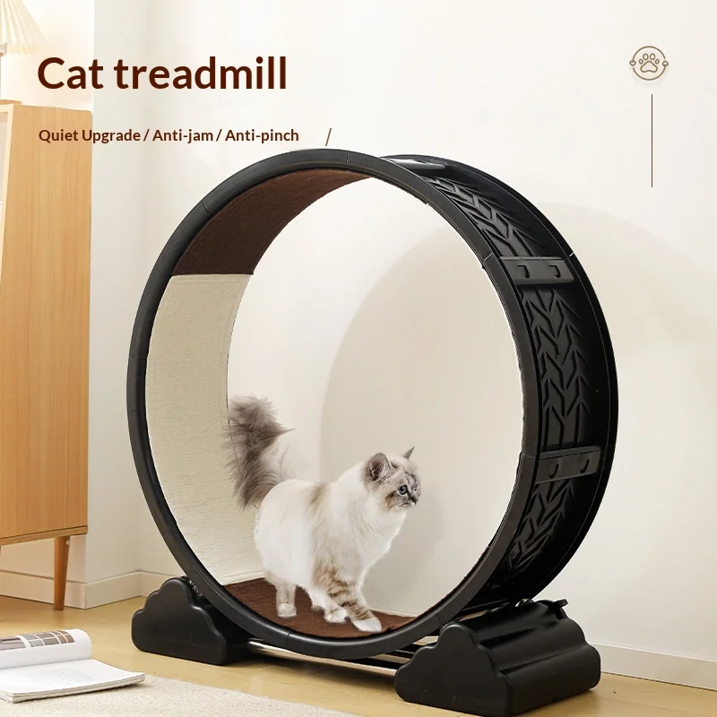 Simple style eco-friendly cat sports equipment pet interactive sports roller climbing frame turntable running wheel toy