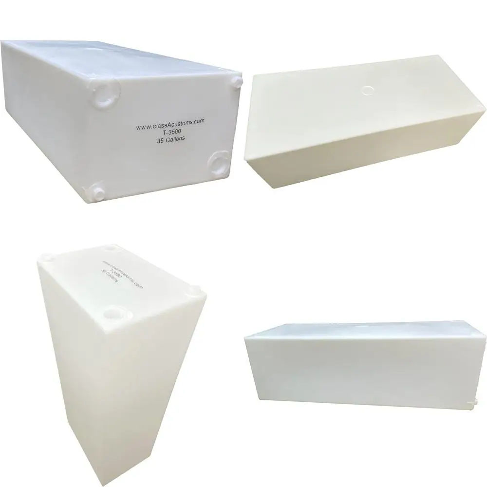 Tanque de agua dulce y gris para remolque de viaje - Capacidad de 35 galones |   T-3500 |   38,75x12x17,375