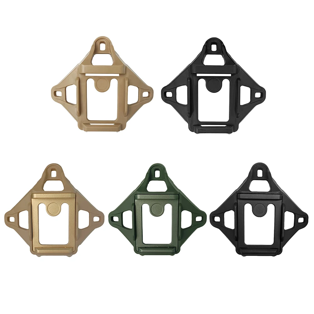BOOIU Tactical Helmet Mount Adapter NVG Mount Adapter Alloy Shooting Hunting Helmet Bracket FAST MICH Wendy Helmet Accessories