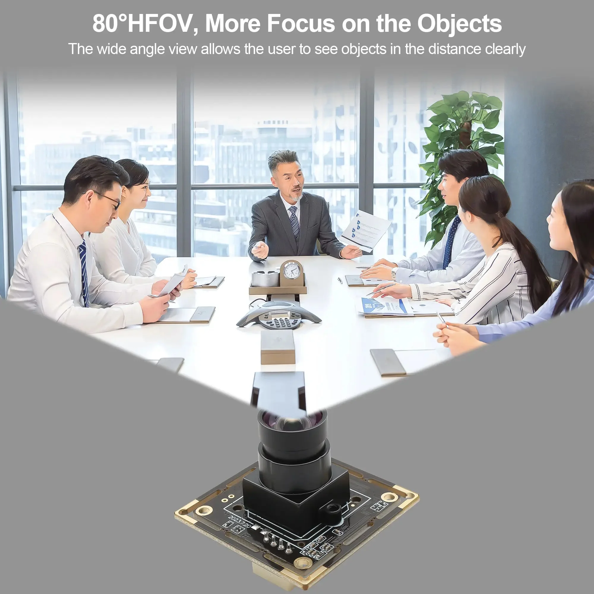 Module de caméra USB SVPRO 5MP, Mini Webcam HD 2592x1944 30fps, caméra industrielle CMOS IMX335 pour la surveillance du découpeur Laser