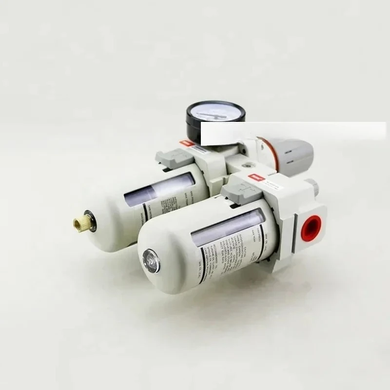 

SMC type 1/2 Inch air compressor filter regulator lubricator,AC4010-04 pneumatic air source treatment FRL Two unit