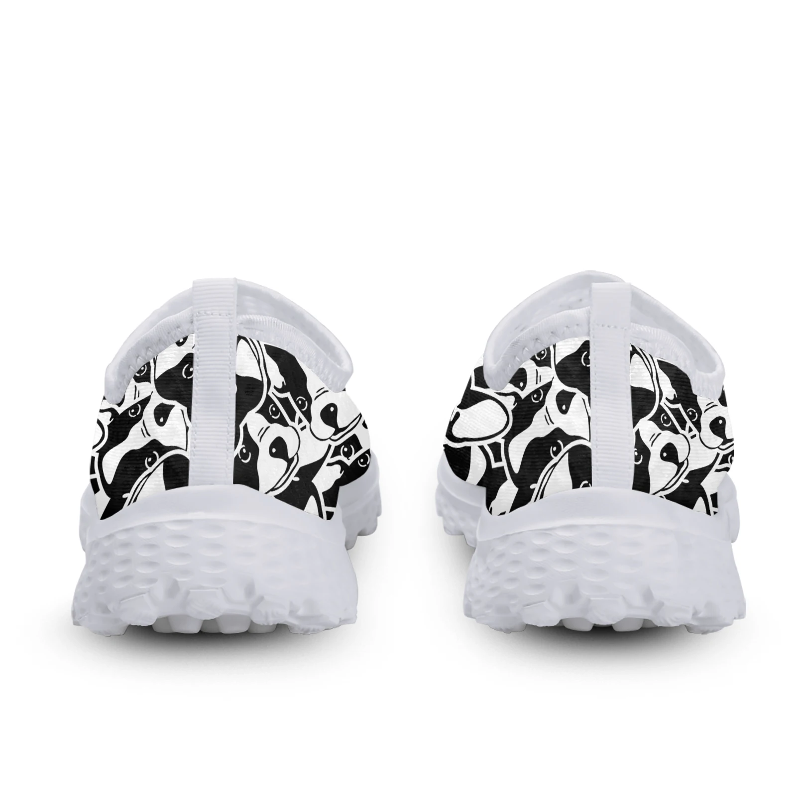 Boston Terrier Design Lightweight Outdoor Mesh Shoes Comfortable And Breathable Summer Shoes Leisure Shoes Zapatos