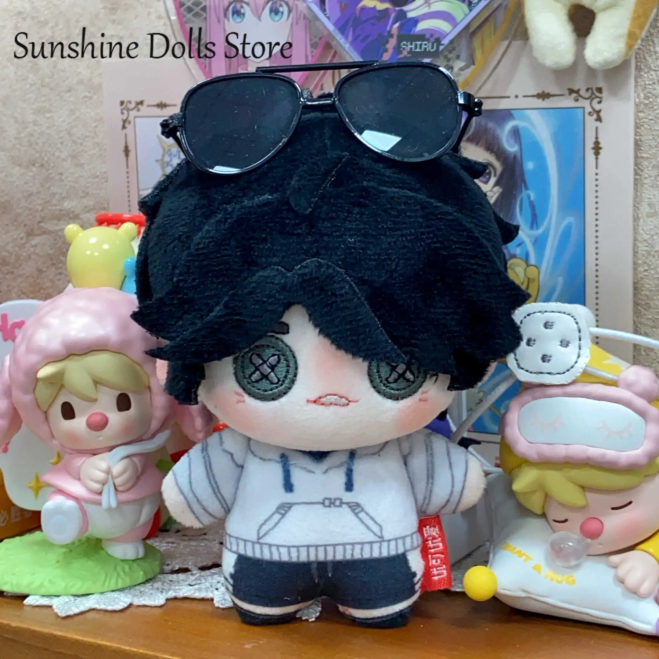 루카 발사 죄수 애니메이션 신원 Ⅴ 10CM 봉제 인형 사랑스러운 소녀 불가사리 바디 펜던트 키 체인 카와이 인형 장난감 크리스마스 선물