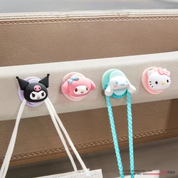 Sanrio Car Hook Home Co-Pilot Multifunctional Storage Mini Kuromi Hello Kitty Cute Cartoon Car Decorative Accessories Gift
