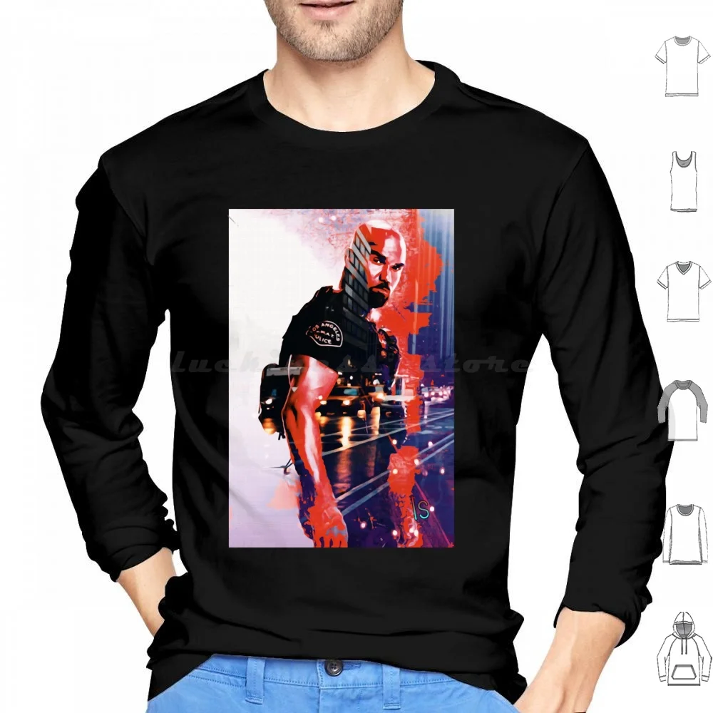 Music Retro Shemar Moore Gifts Music Fans Hoodies Long Sleeve Music Retro Shemar Moore Music Fans Handsome Movie Actor