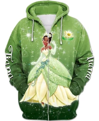 2024 Disney Animation Fashion Men's spring 3D printed hoodie men and women's top street style casual hoodie