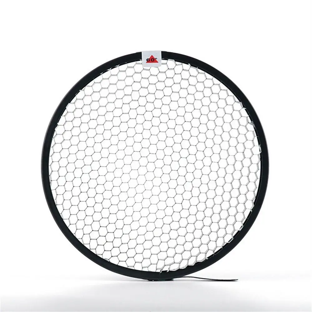 

10/20/30/40/50/60 Degree Honeycomb Grid Reflector Dish Lamp Shade Standard Reflector Diffuser Aluminum Portrait Reflector Grid