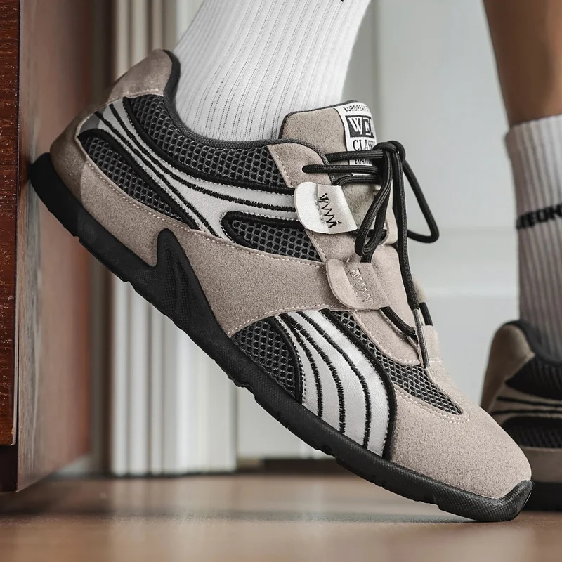 

2026 New Trendy and Fashionable Casual Sports Low Cut Breathable Thin and Comfortable Mesh Running Lightweight Men's Shoes