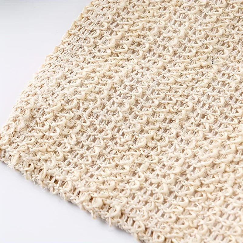 Toalla de algodón y lino, tira de baño exfoliante, paño de limpieza Facial, toalla de masaje de baño, toalla de baño exfoliante, toalla cuadrada espumosa