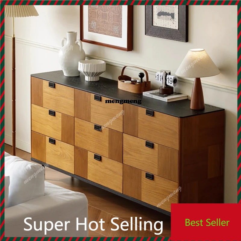 

Mid Century Creative storage cabinet Modern wooden luxury design living room cabinet elegant fashion tour de rangement furniture