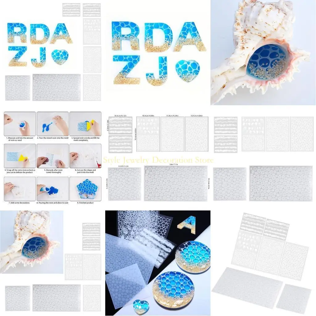

D46E 7pcs/Set DIY Силиконовый лить