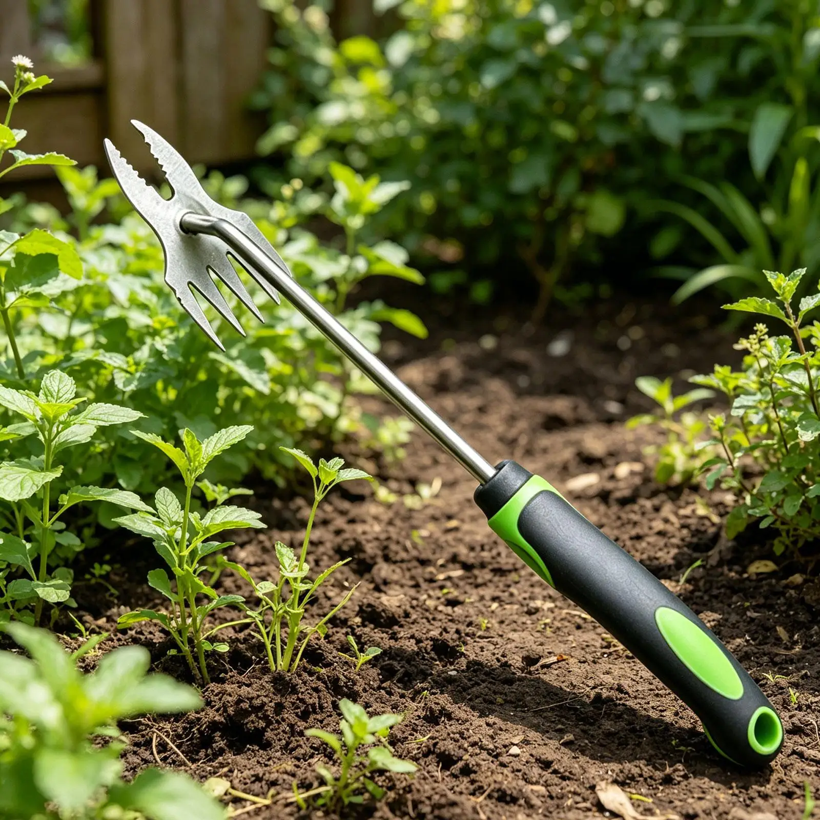 Professional Weeding Tool Stainless Steel Hand Weeder Rake Manual Puller for Field and Yard Maintenance