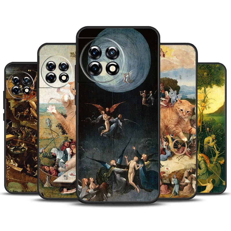 Hieronymus Bosch Art Painting Case For OnePlus Nord CE 2 Lite 3 2T N30 N20 N10 OnePlus 11 12 10T 12R 10R 8 9 10 Pro Cover