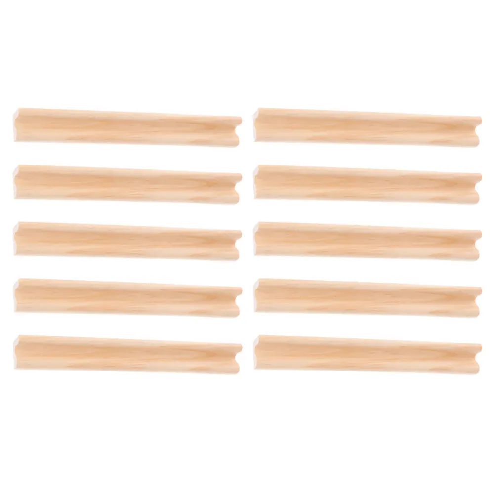 10pcs Base Desktop Game Accessory Domino Holders Craft Display Holder Smooth Edges Diy Desktop Domino Bases Tray