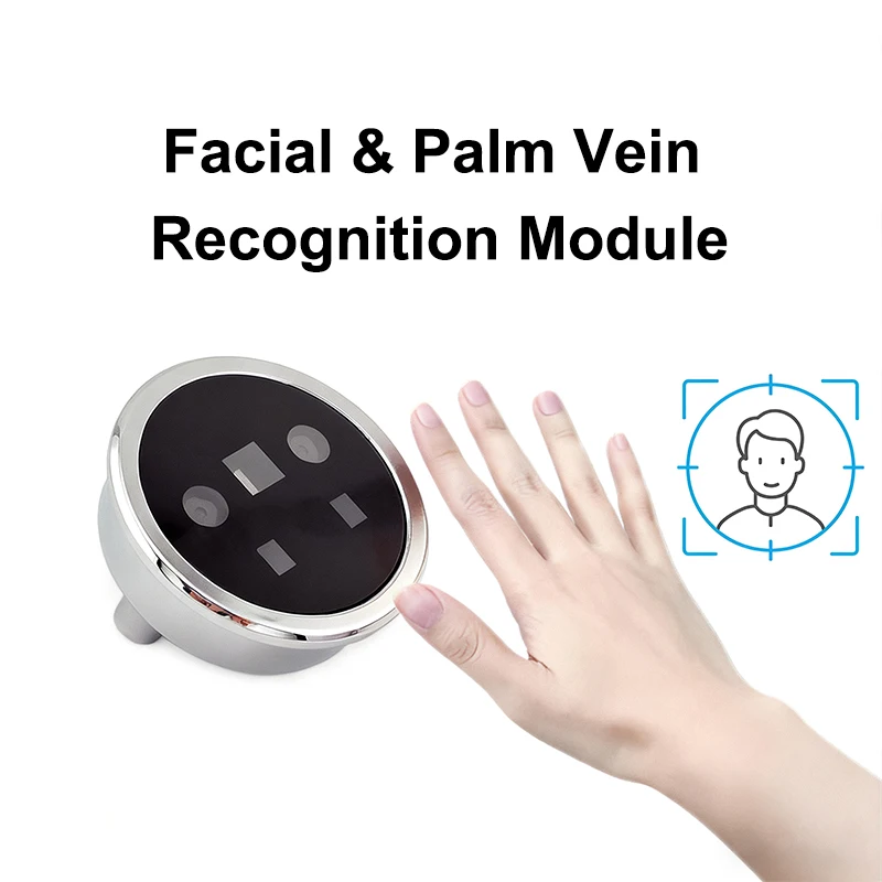 FP002 DC4.5-12V 500 Capacity IR Induction Facial Recognition Module Double Lens Scanner UART Interface With Palm Vein Function
