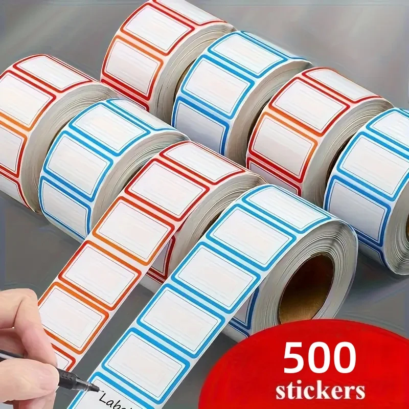 

500Pcs Freezing Labels Stickers No Residue Peel Waterproof & Oil-Resistant Freezer Fridge Pantry Gift Tags Office Label Stickers