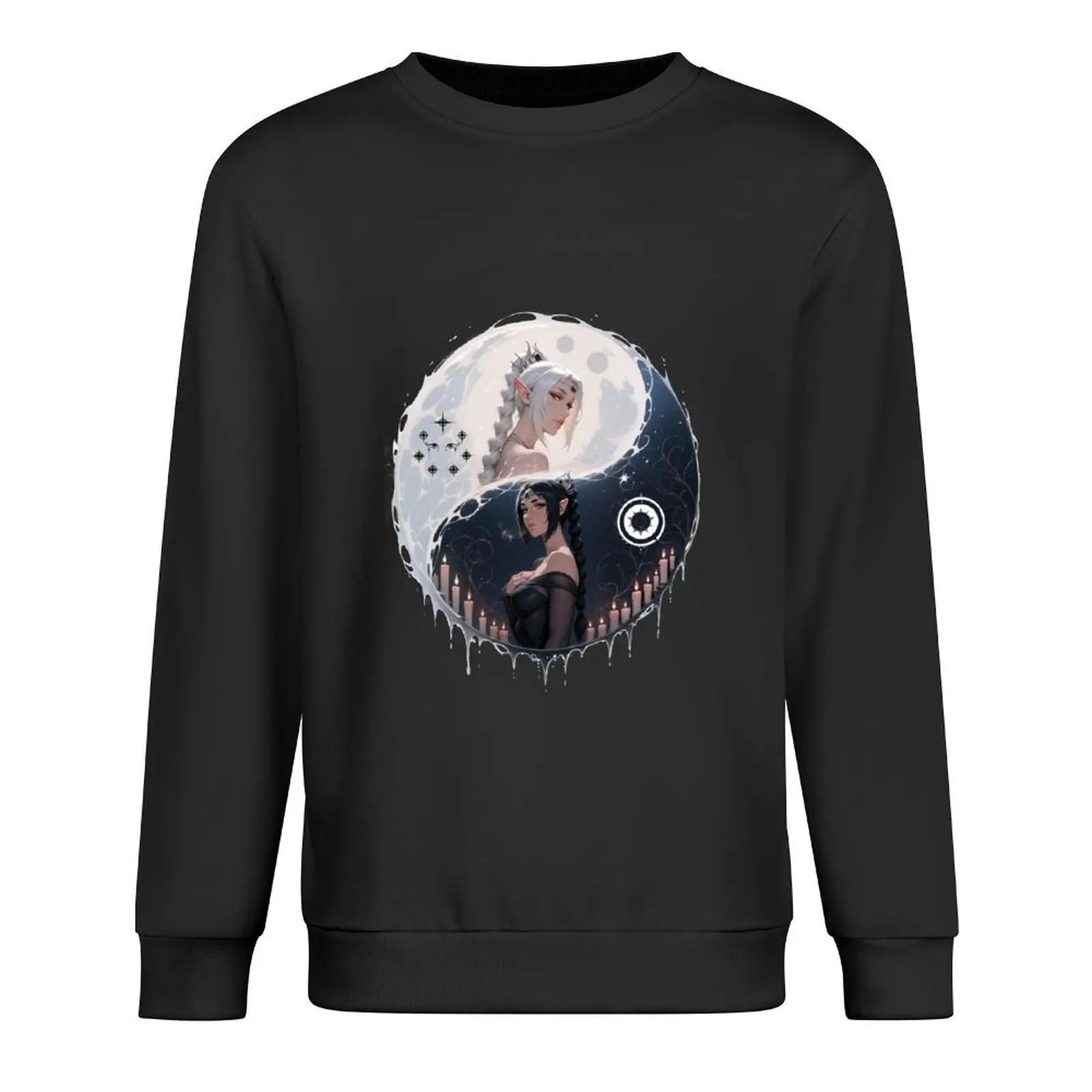 

Shadowheart yin yang Pullover aesthetic clothing autumn men's autumn clothes korean autumn clothes sweatshirt for men