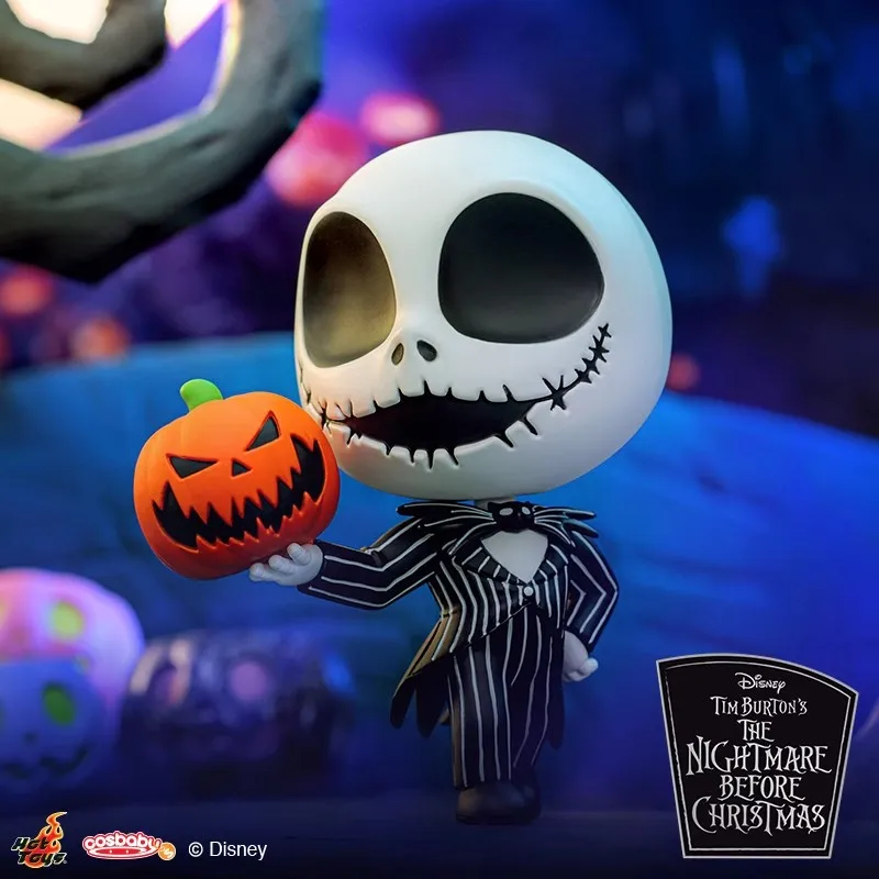 Original The Nightmare Before Christmas Sally Skull Jack Mini Collection Doll Set Dancing Version Sitting Version Gift