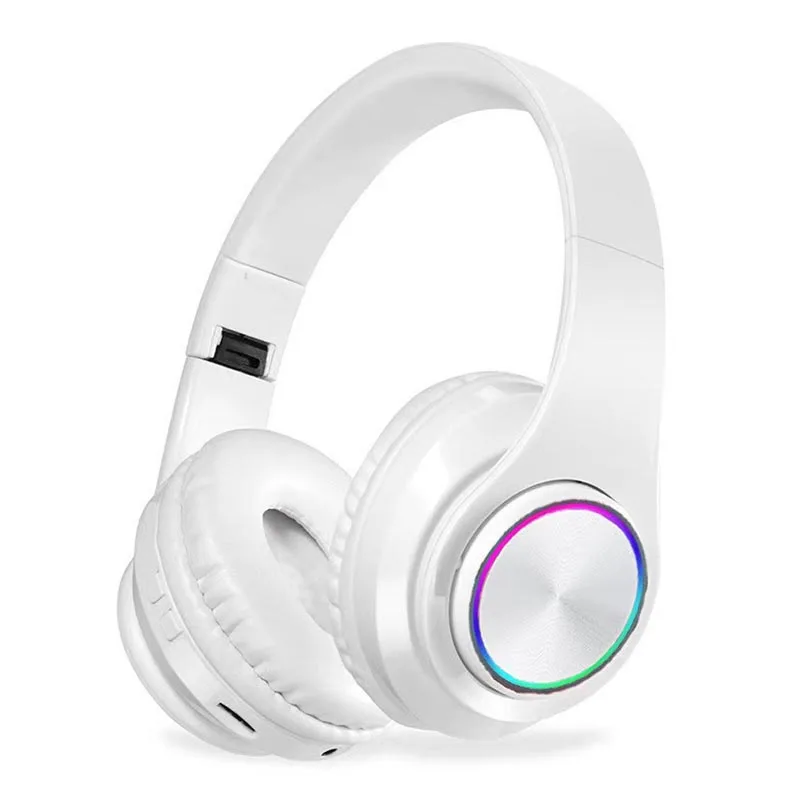 Wireless Bluetooth Headset B39 Bluetooth Headphones Wireless Headphone Bluetooth Colorful LED Bass Stereo Wireless Heaphone